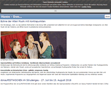 Tablet Screenshot of donau-festwochen.at